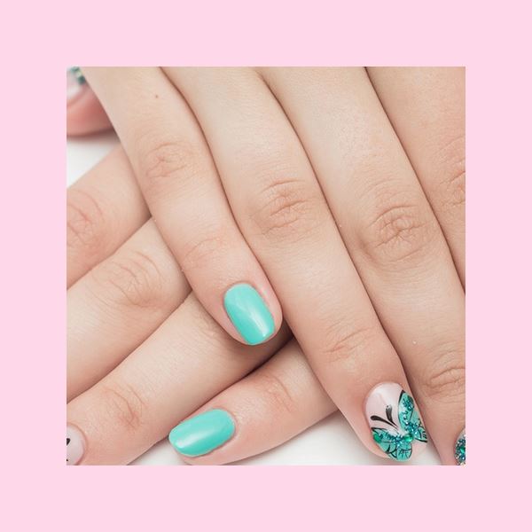 HOW TO OMBRE TRANSFER FOILS  BEGINNER NAIL TUTORIAL 