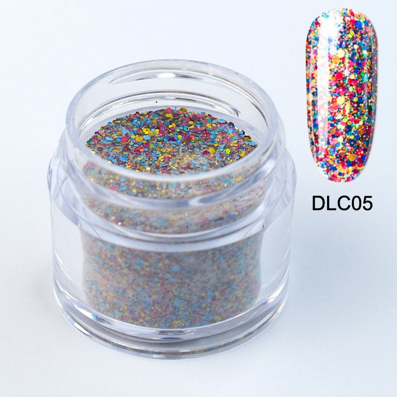 Acrylic Nail Powders - Galaxy Colours10g JarDLC05