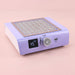 Brushless Pro Nail Dust Collector RechargeablePastel Purple