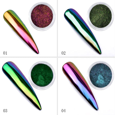 Nail Art Mirror Powder High Glitter Chrome Pigment Manicure DIY Design  Tools 1g | eBay