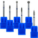 Diamond High-End Nail Drill BitPack 6 Bits Ball+Flame (Ball-2.5mm+3mm+4mm + Flame-6mm+8mm+9mm)