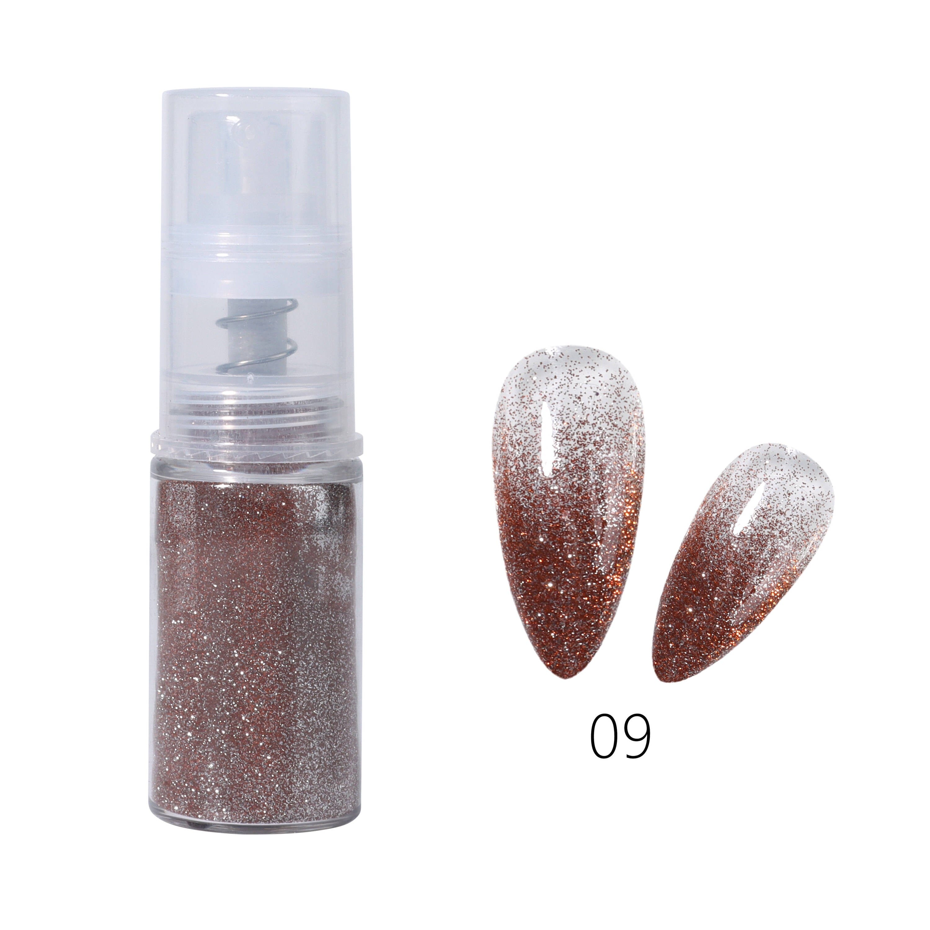 Disco Ombre Pigment Powder Colour SprayBronze Moonstone #09