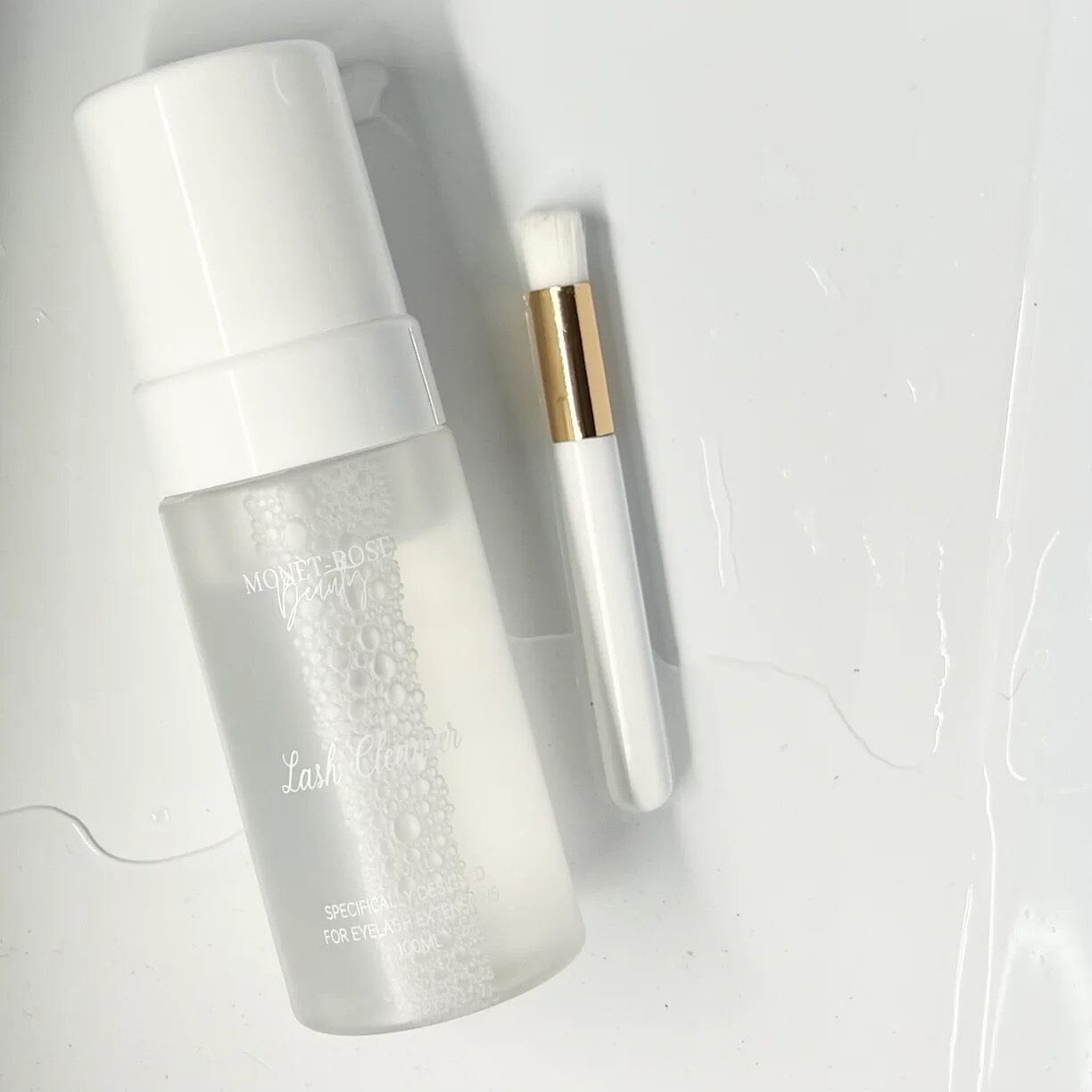 Foam Lash Cleanser 100ml and Cleansing Brush