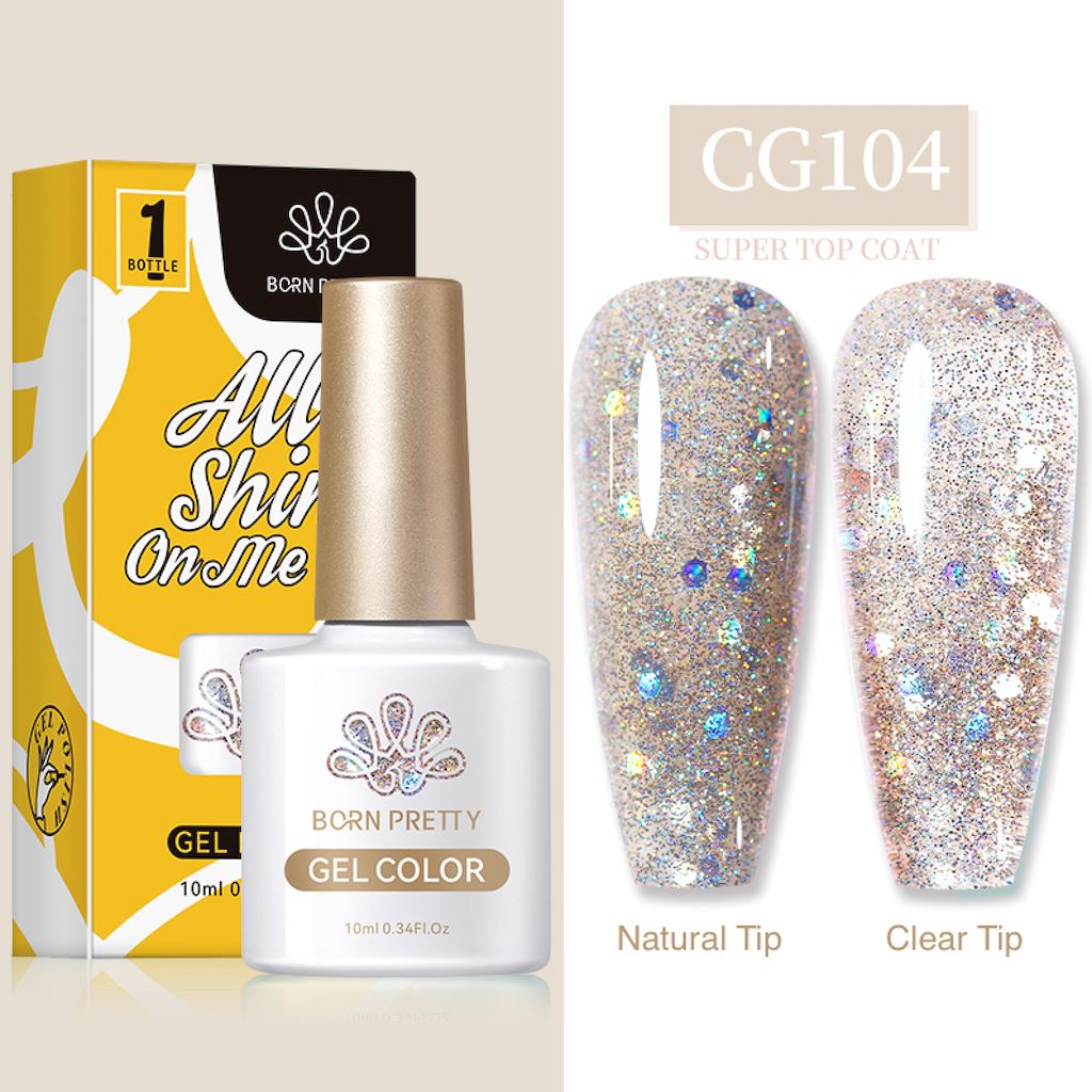 Glitter Gel Polish Colours Born PrettyCG104