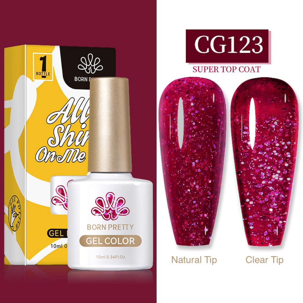 Glitter Gel Polish Colours Born PrettyCG123