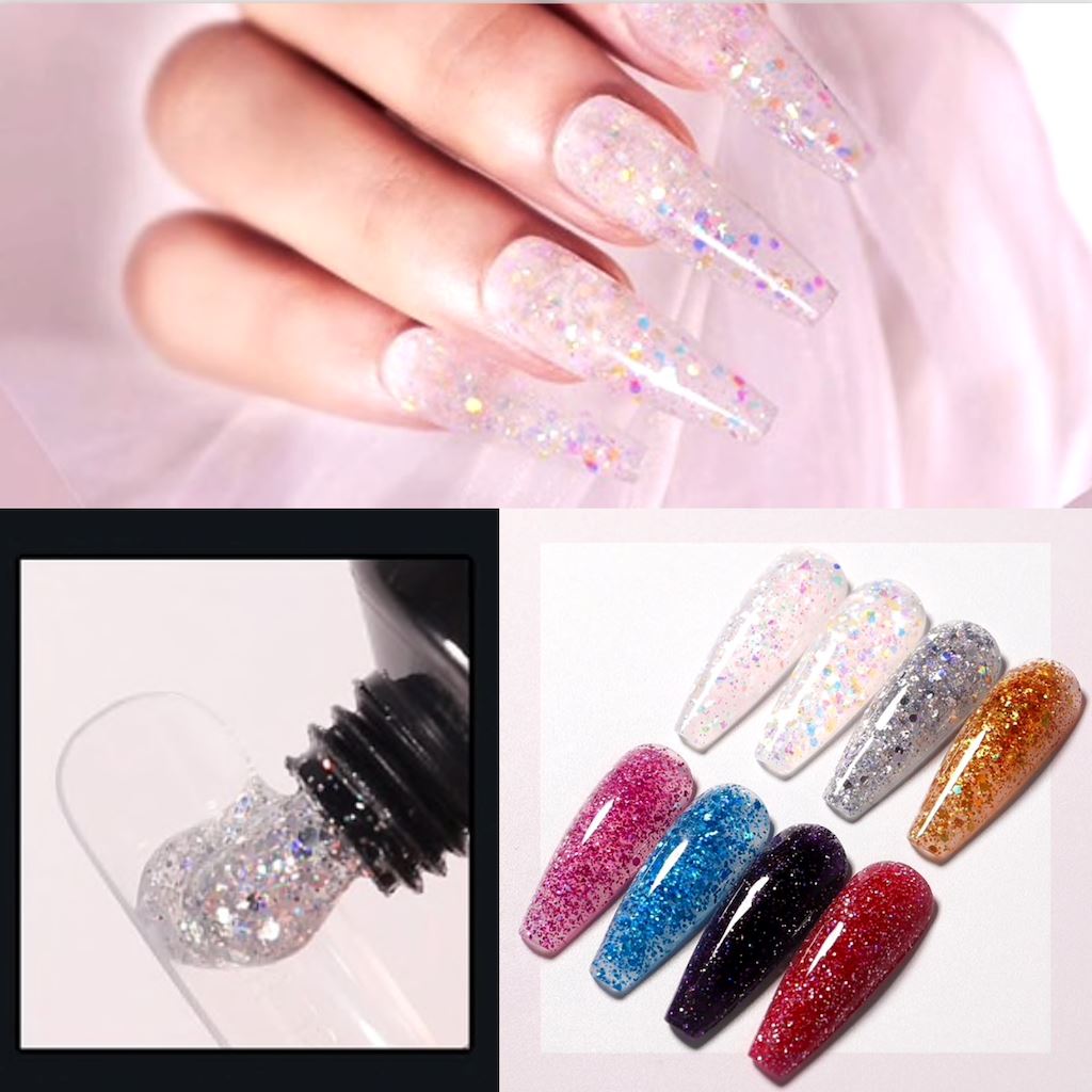 Glitter PolyGel - Gel In A Tube