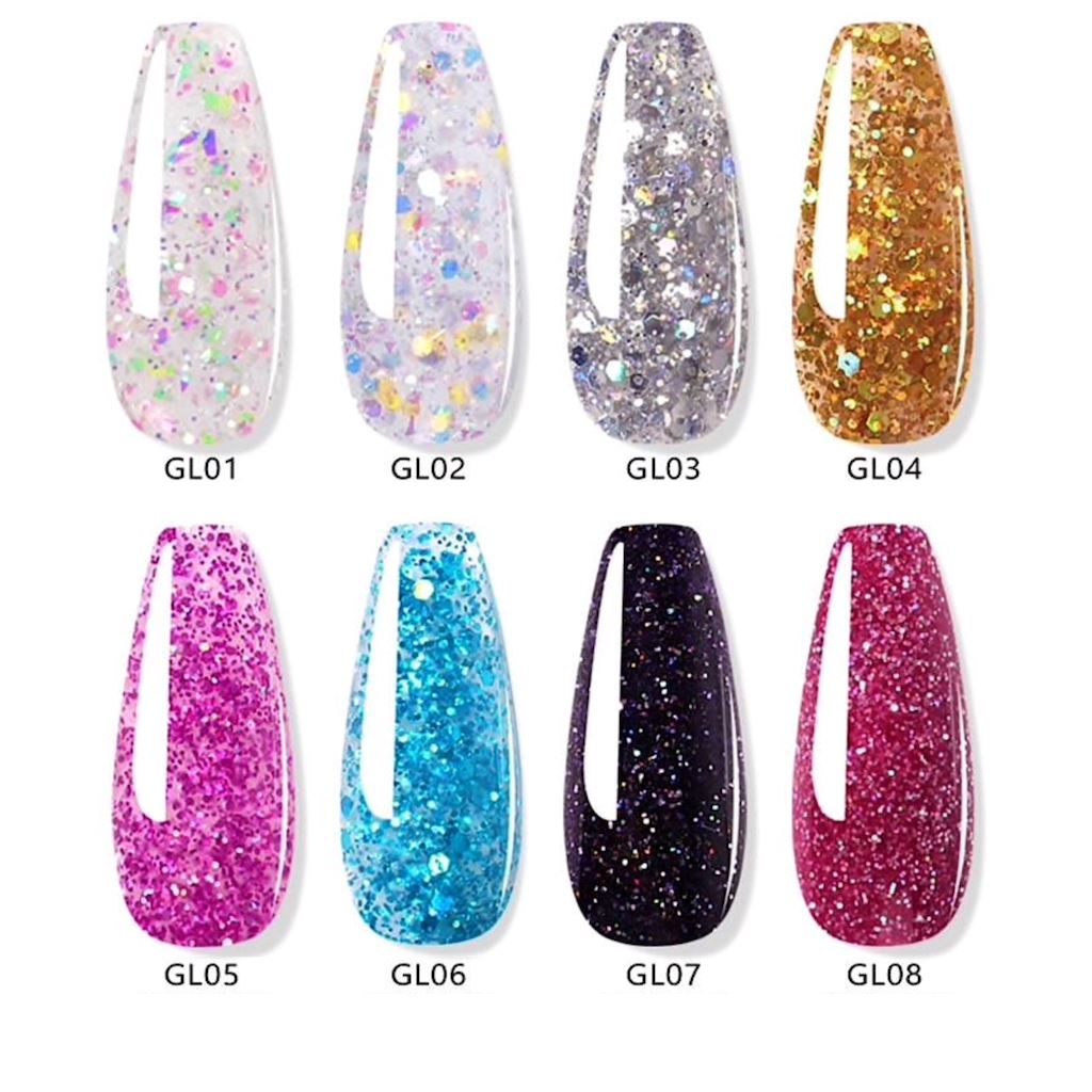 Glitter PolyGel - Gel In A Tube