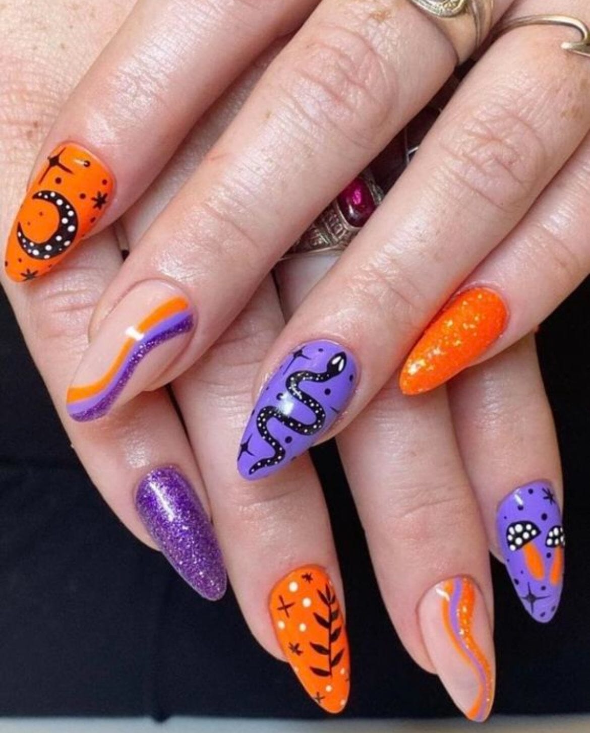 Halloween Gel Polish & Nail Sticker Set