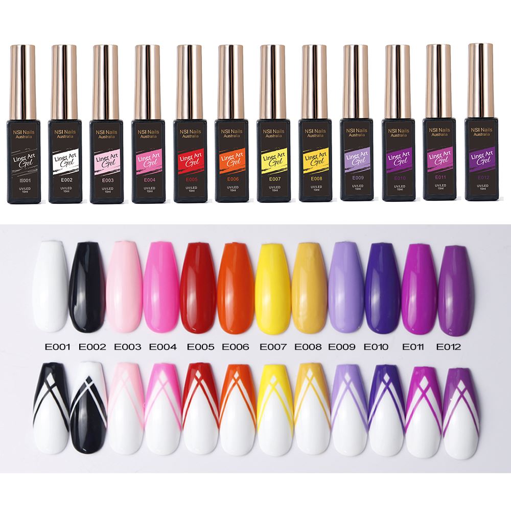 Liner Art Gel Collection KitEssential Collection 12 Colours Kit