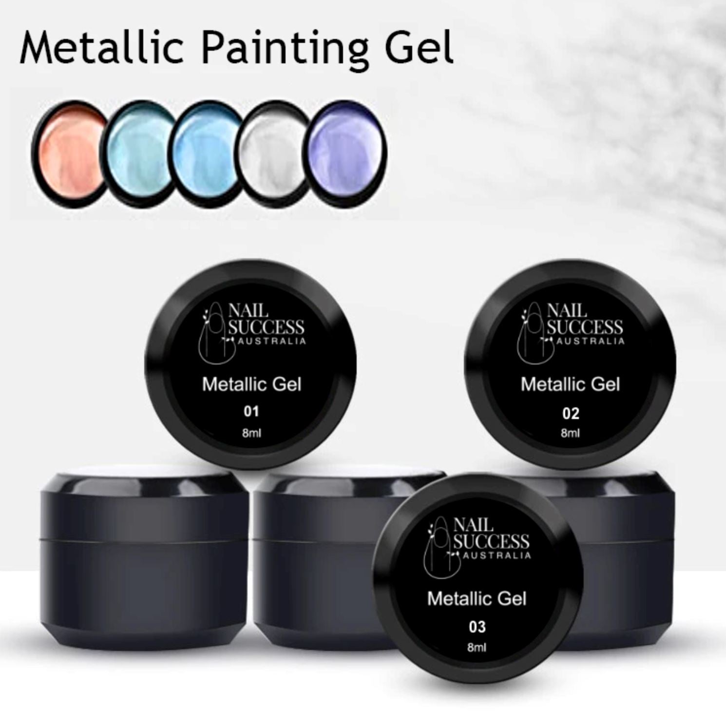 Metallic Mirror Chrome Gel