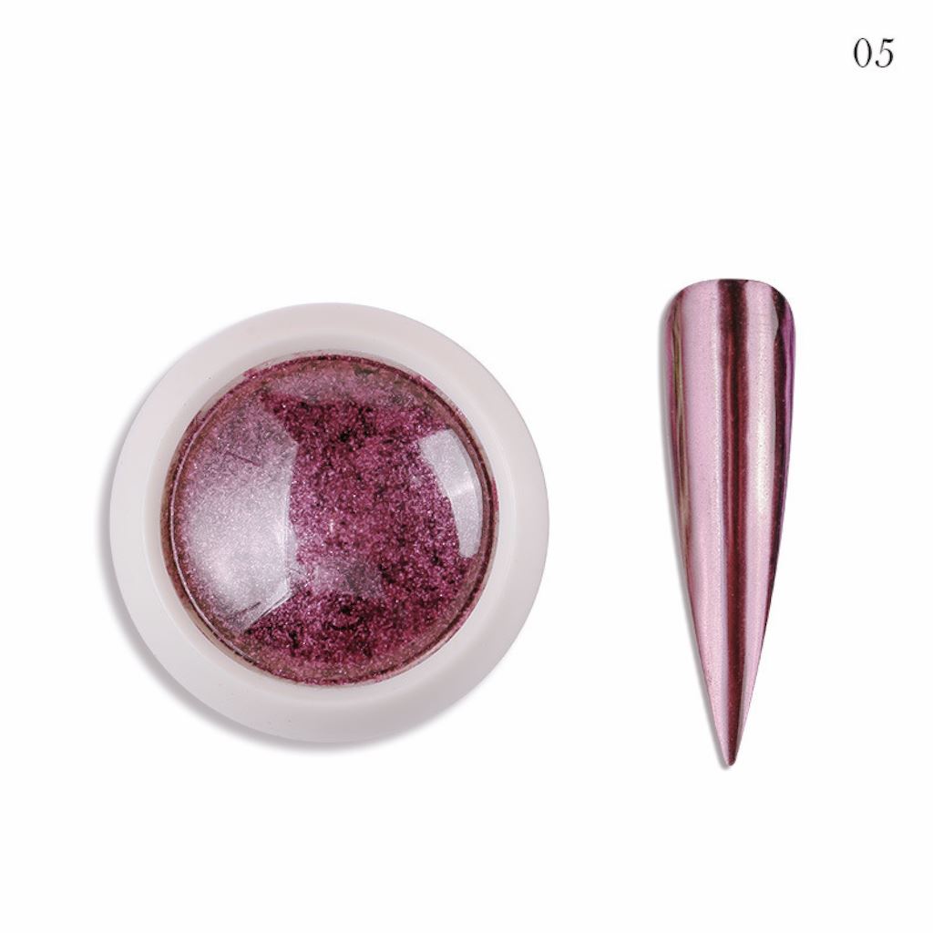 Mirror Chrome Nail Powder05