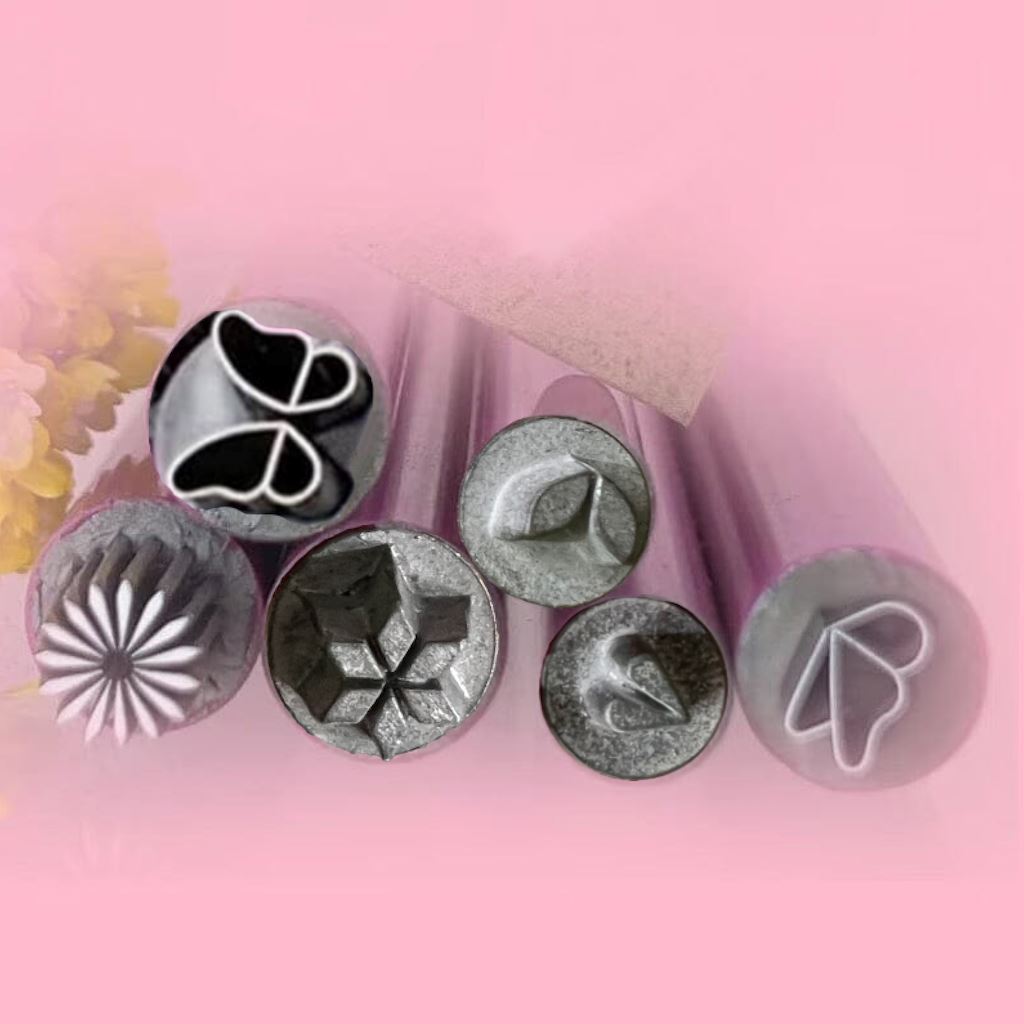 Nail Art Pattern Design Metal Tool Set6pcs Set