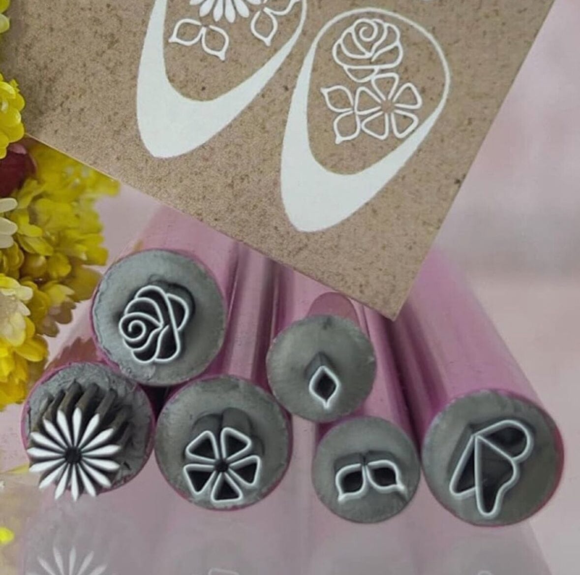 Nail Art Pattern Design Metal Tool Set