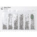 Nail Rhinestones Mixed Sizes PackNO.13 Mine Silver