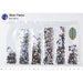 Nail Rhinestones Mixed Sizes PackNO.16 Blue Flame