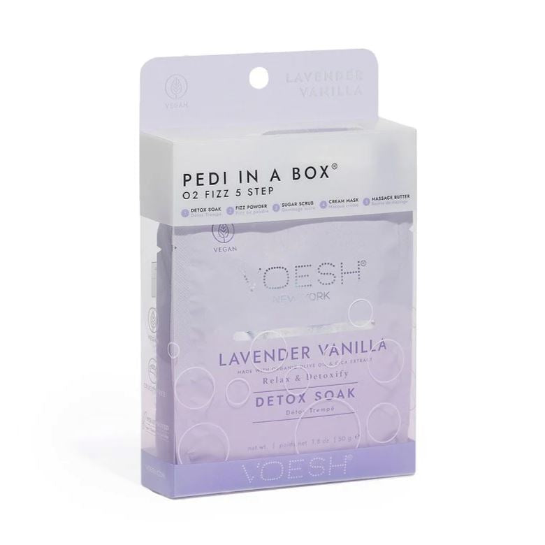 Pedi-in-a-Box Lavender Vanilla- 5 Steps - Voesh