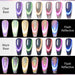 Reflective Cat Eye Gel Polish 6 Colour Set