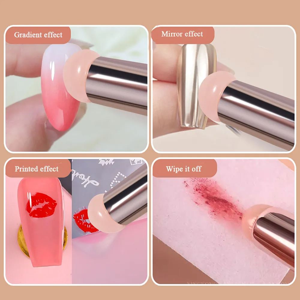 Silicone Stamper Tool - Translucent Pink