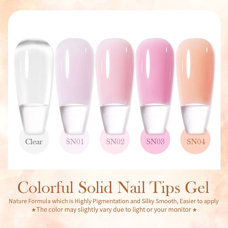 Solid Nail Tips Gel Born Pretty (SN01)