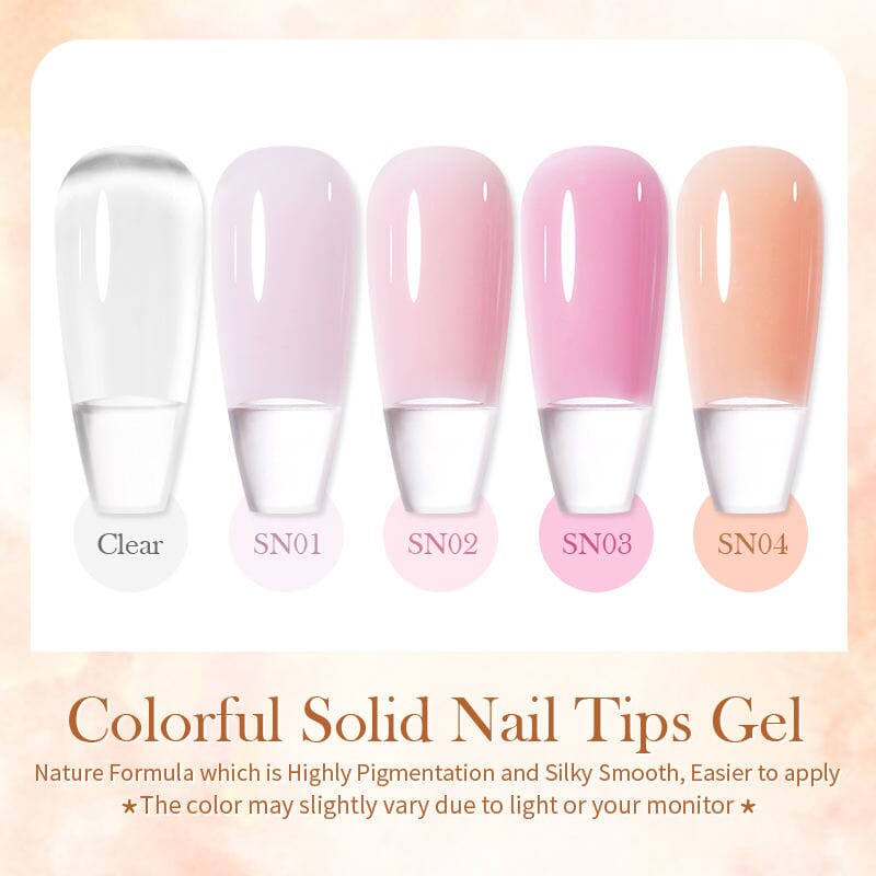 Solid Nail Tips Gel Born Pretty (SN02)