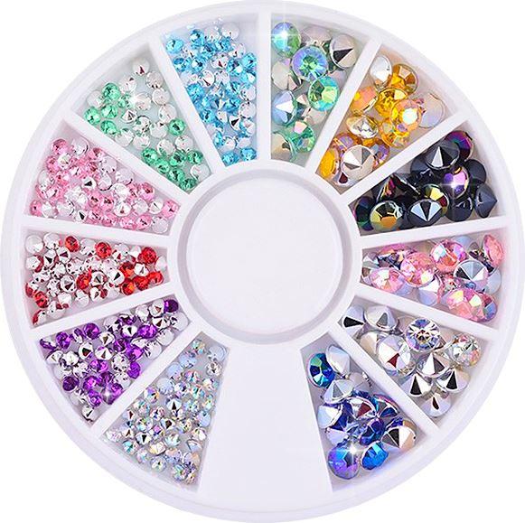 3D Gems Crystal Nail Art Rhinestones Wheel — NSI Australia