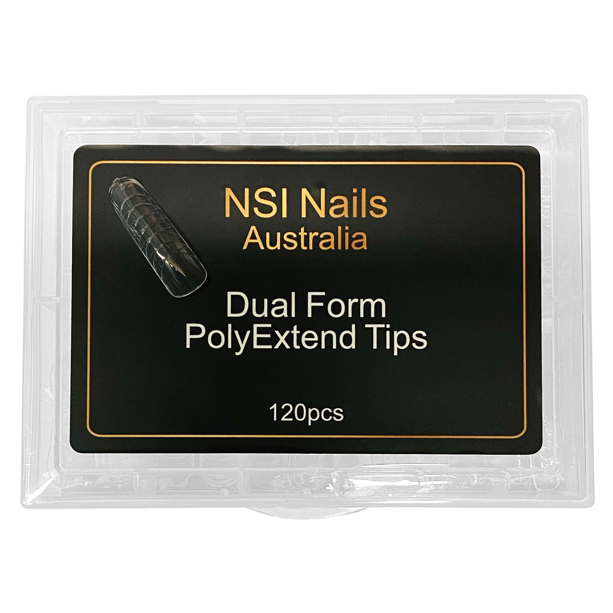 Nail Dual Form PolyExtend Tips 120pcs — NSI Australia