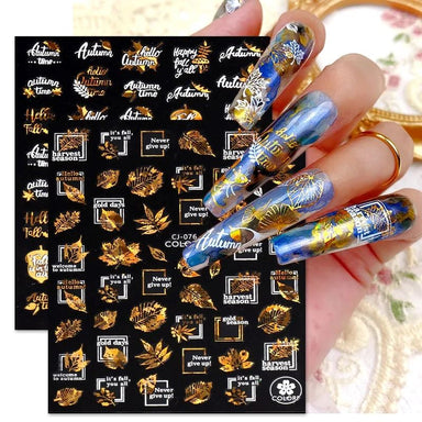 Spring Nail Foil Wraps - Adhesive Decals For Manicure And Nail Art - Easy  To Apply And Remove - Perfect For Diy Nail Artists And Salon Professionals  - Temu Germany