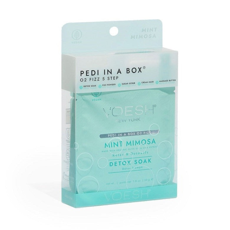 Pedi-in-a-Box Mint Mimosa - 5 Steps - Voesh - NSI Australia