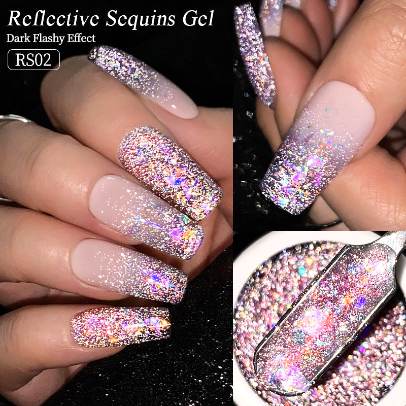 How To DIY Your Nails With Reflective Glitter Gel Polish? I BORN PRETTY 