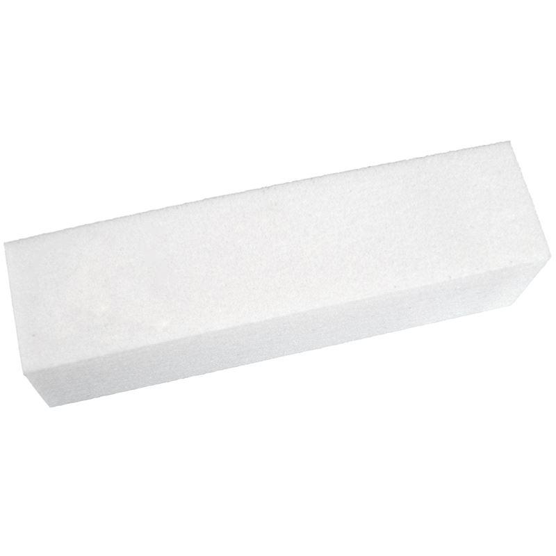 White Nail Buffer Block - Snow Buffer — NSI Australia